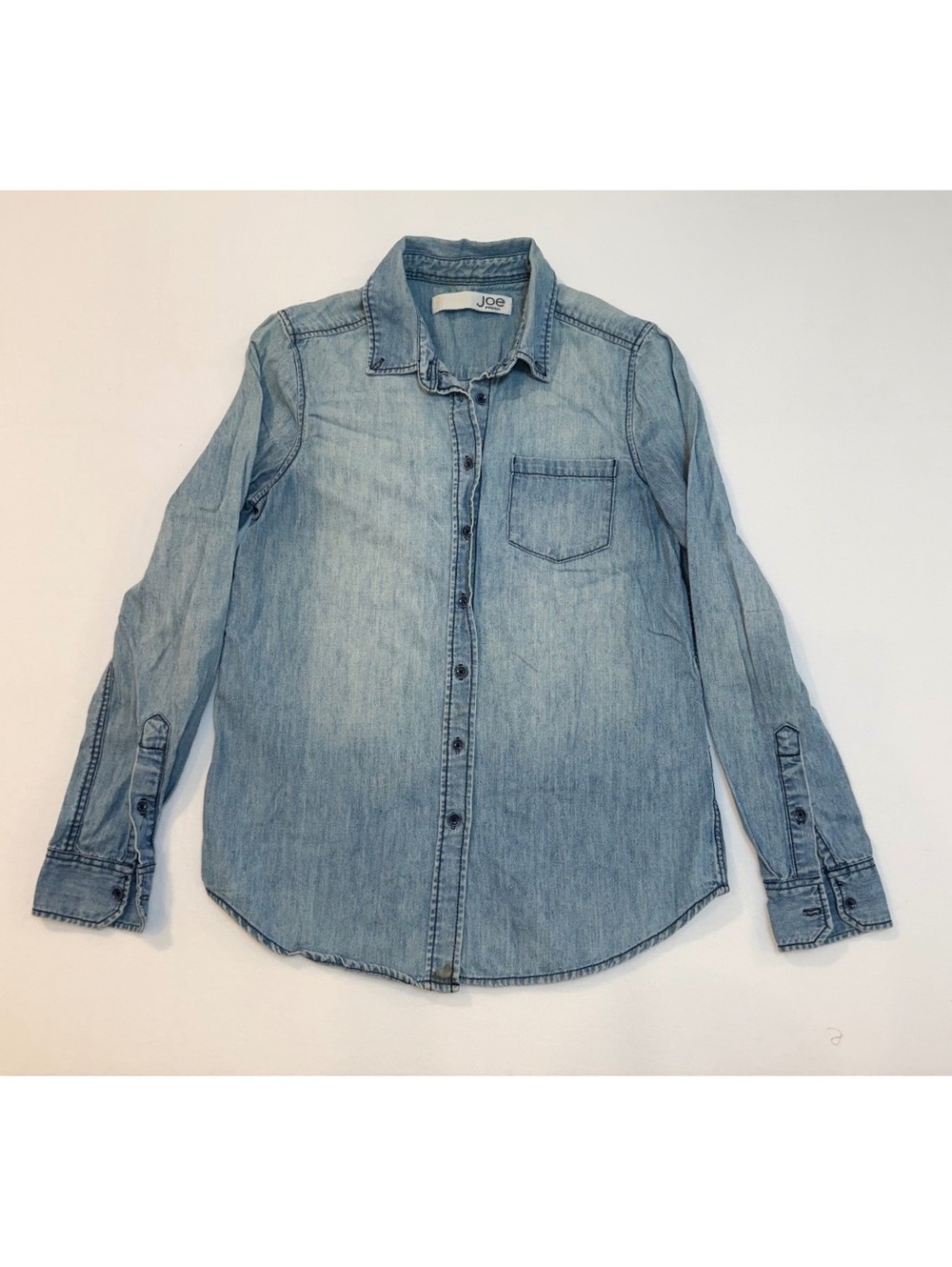Joe Fresh Light Blue Denim Shirt - Size Small